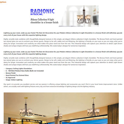 Radionic A+ cataloguing